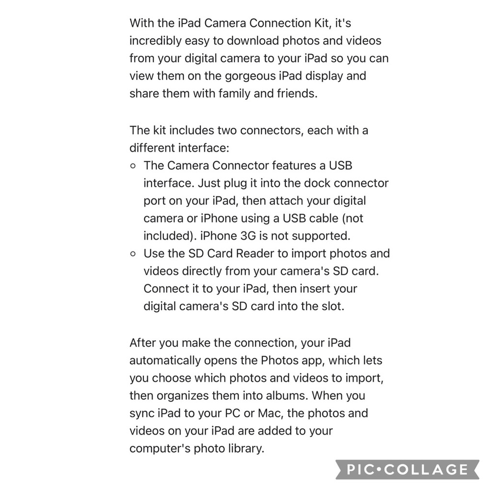 Apple iPad Camera Connection - Picture 5 of 12